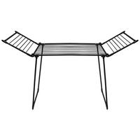 Uscător de rufe vertical Michi - negru, Modern, plastic/metal (175/60/105cm) - Mömax