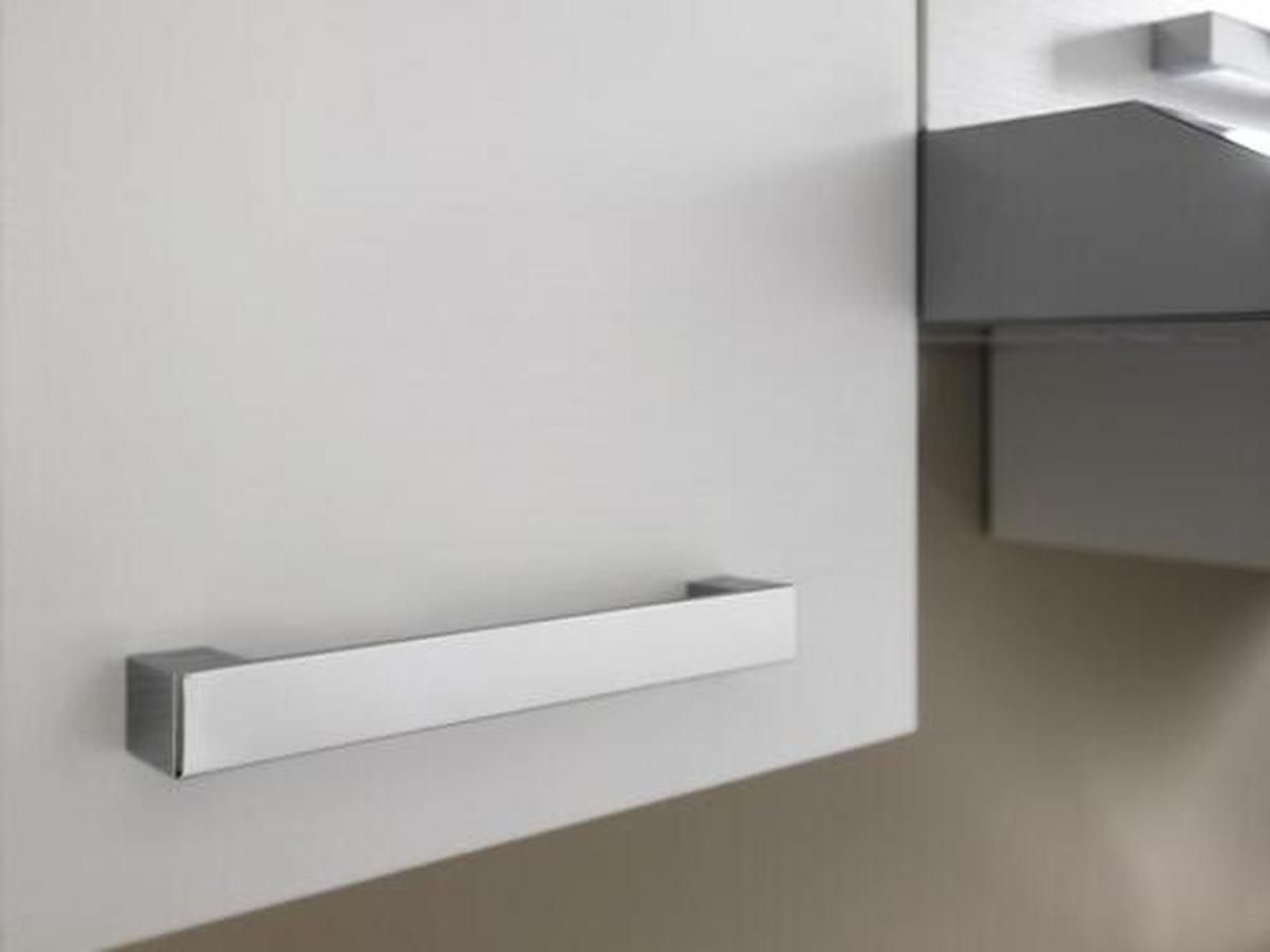 Küchenblock Belluna m. Geräte Weiß - Dunkelgrau/Alufarben, Basics, Holzwerkstoff/Kunststoff (210cm) - MID.YOU