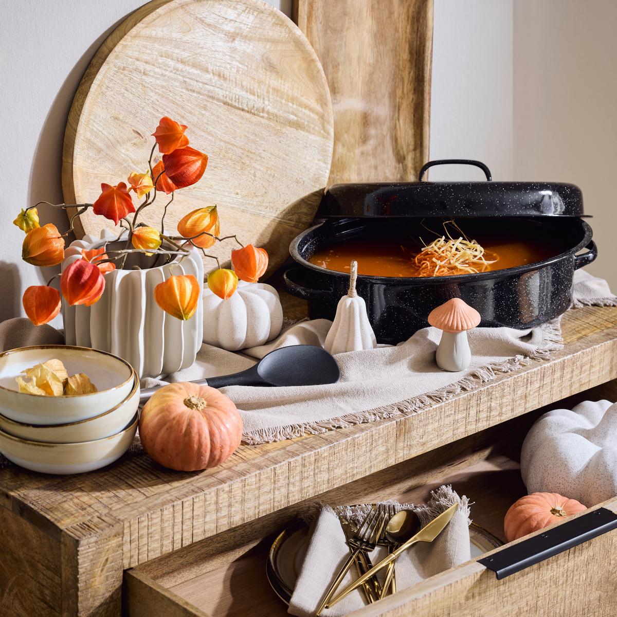 Bräter Gisela Schwarz - Schwarz, Konventionell, Metall (37/27/14cm) - Mömax