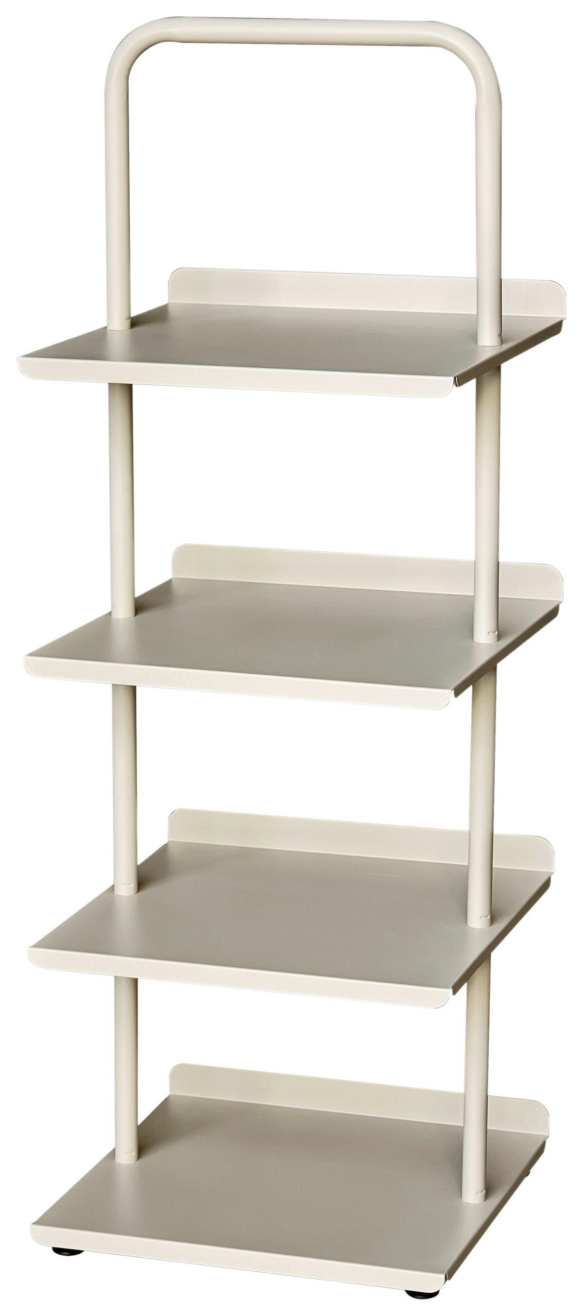 Polica Julia - kašmir/crna, Moderno, metal/plastika (34/96/32cm) - Modern Living