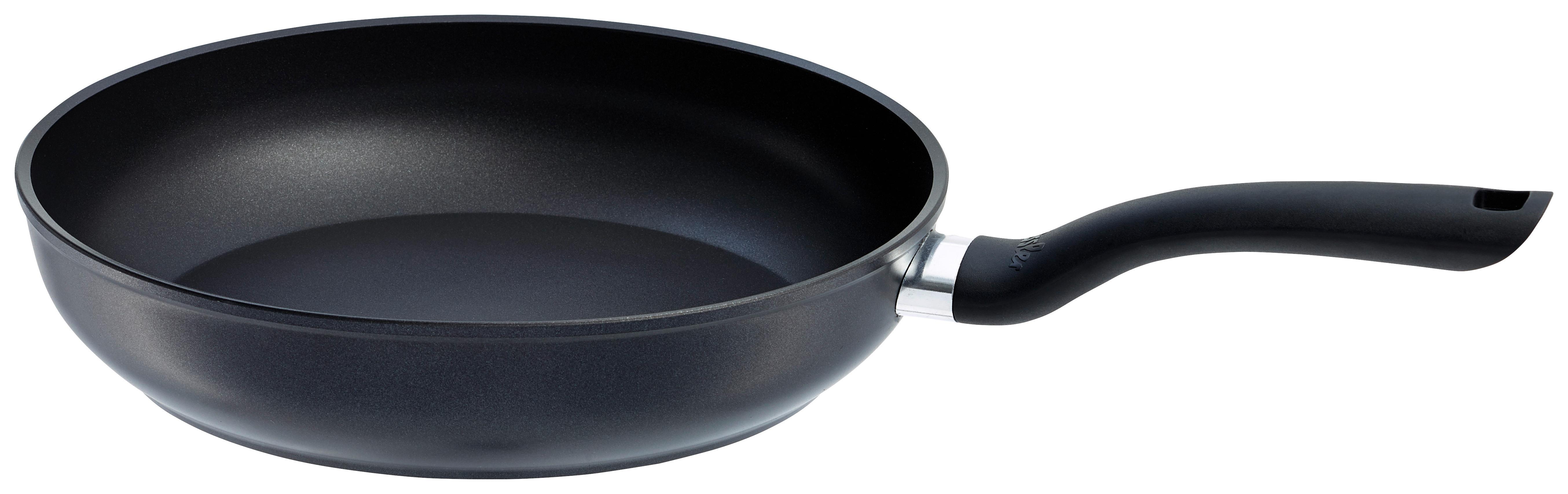 PATELNIA DO SMAŻENIA 045-301-28-100/0 FISSLER - czarny, Basics, metal (28cm) - Fissler