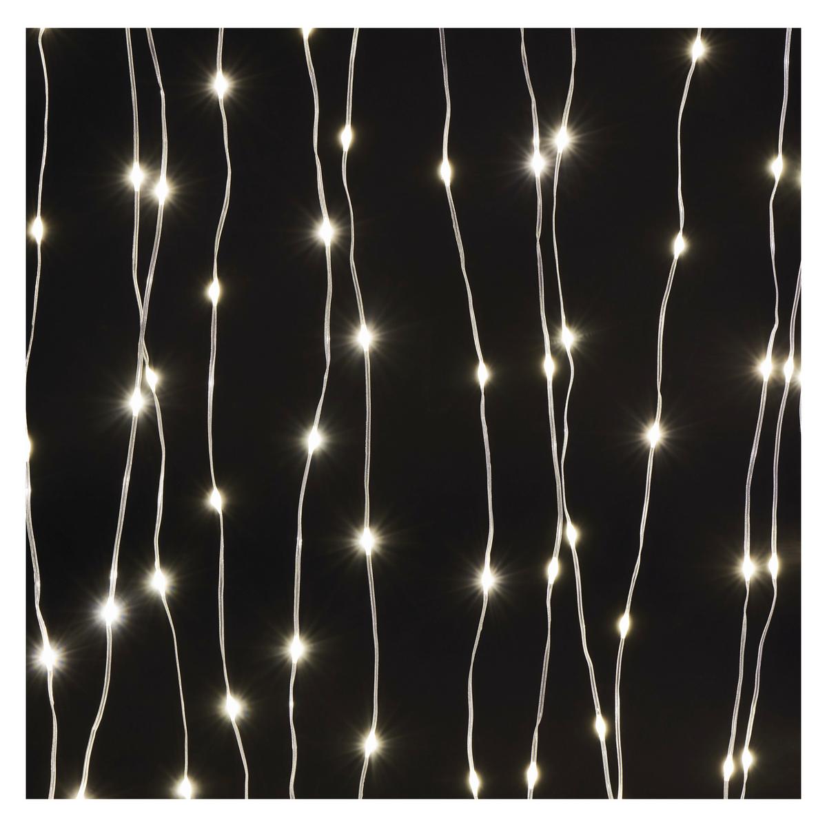 Led Fényfüggöny 400db Led - áttetsző, Basics, műanyag (2,9/2cm)