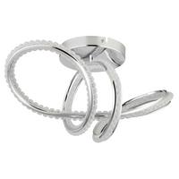 Led-deckenleuchte 67440d Evangeline - Chromfarben/Klar, Design, Kunststoff/Metall (50/25/25cm) - Globo