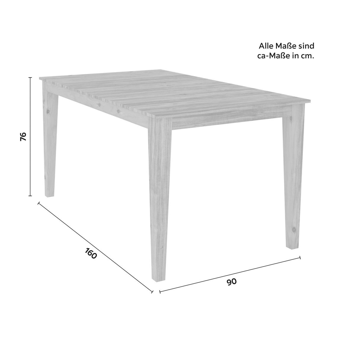 Set grădină Viola - gri deschis, Modern, plastic/lemn (160/76/90cm) - Bessagi Garden