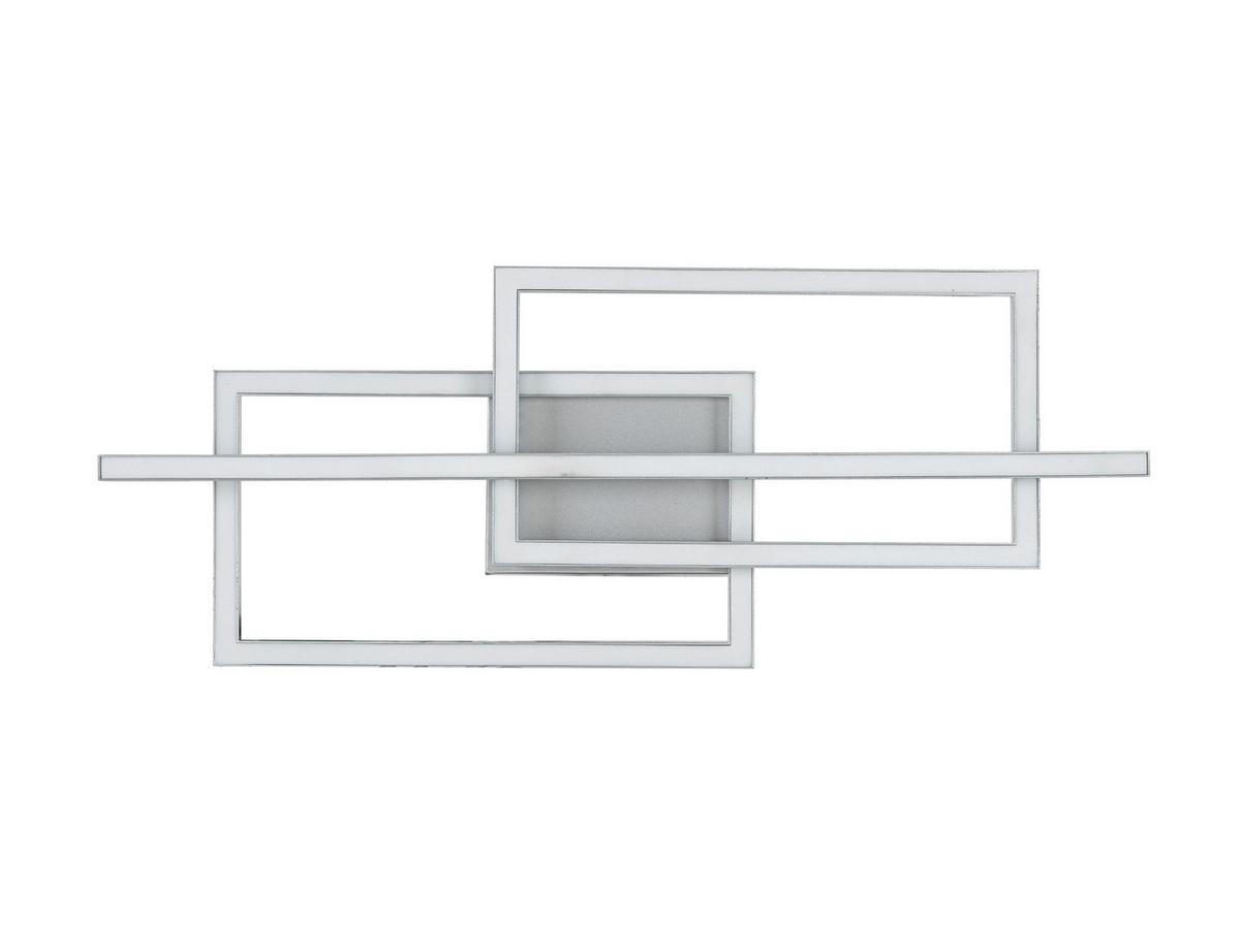 Led Svjetiljka Stropna Bioli - srebrne boje/boje kroma, Moderno, metal/plastika (63/24,5/7,7cm) - Mömax
