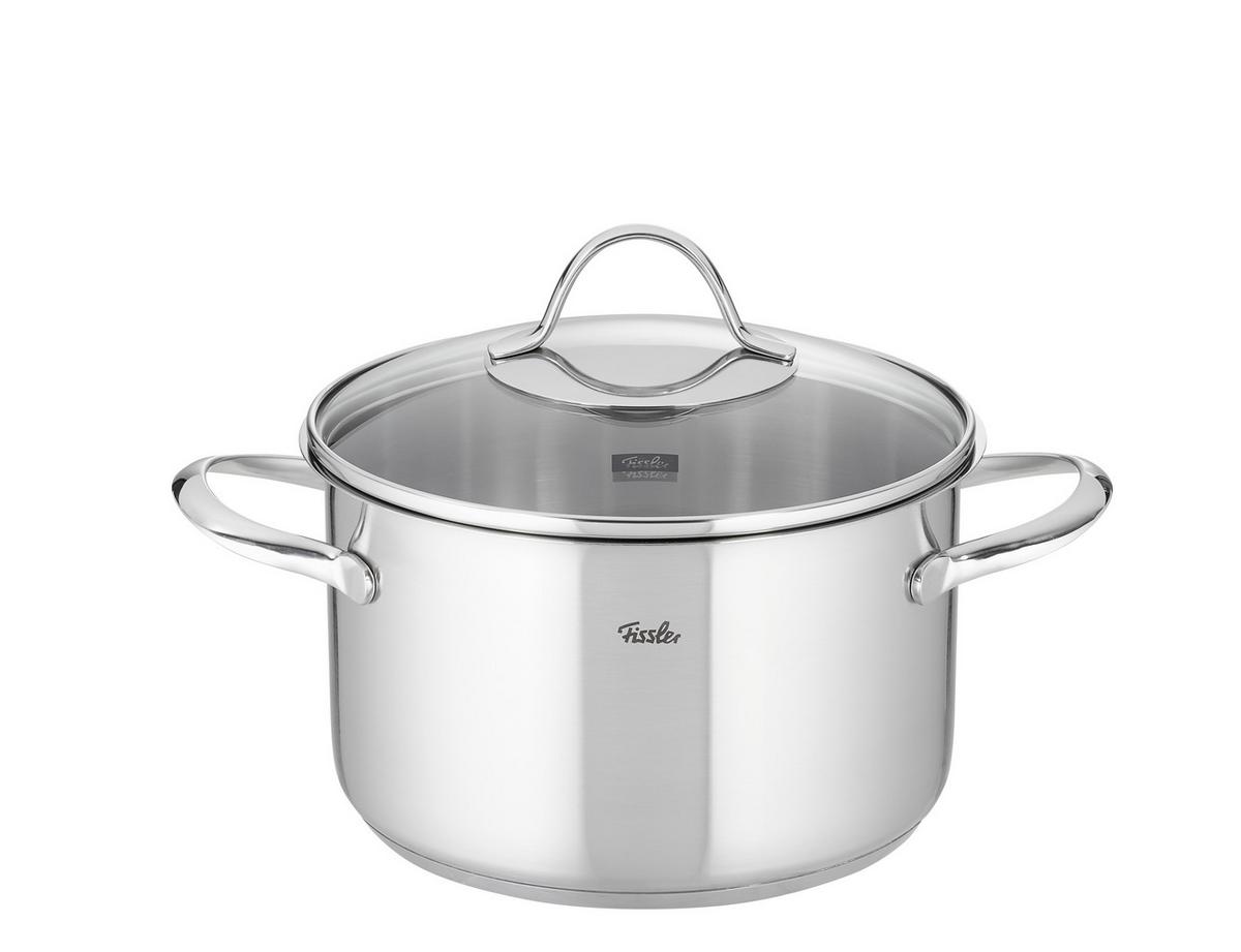 ZESTAW GARNKÓW 00211405000 FISSLER - kolor srebrny/przejrzysty, Basics, metal/szkło - Fissler