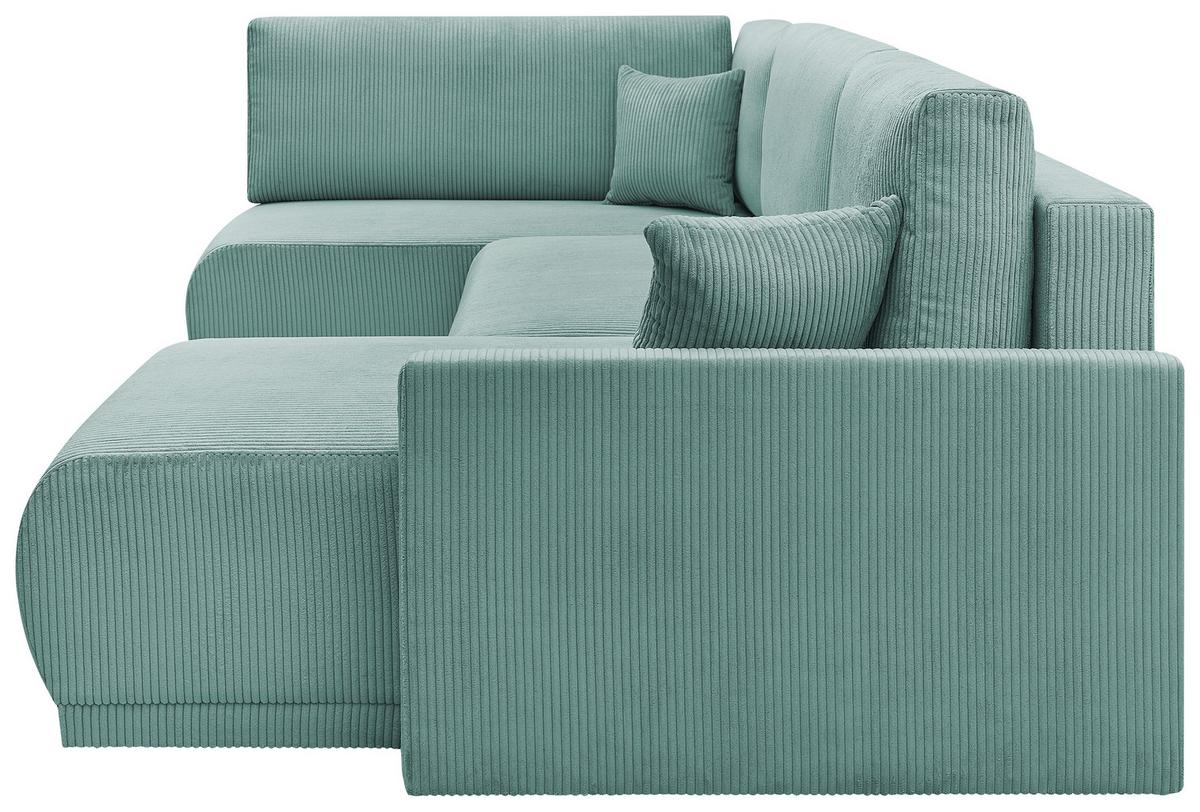 Coltar Kim - verde mentă, Modern, lemn (146/313/160cm) - Modern Living