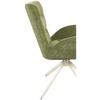 STOL MED ARMSTÖD STELLA - beige/grön, Design, metall/textil (58/91/65cm) - Mömax