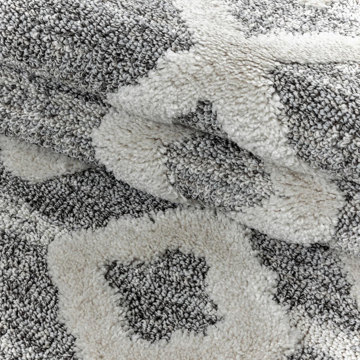 Webteppich Pisa Grau ca. 80x250cm - Grau, KONVENTIONELL, Textil (80/250cm)