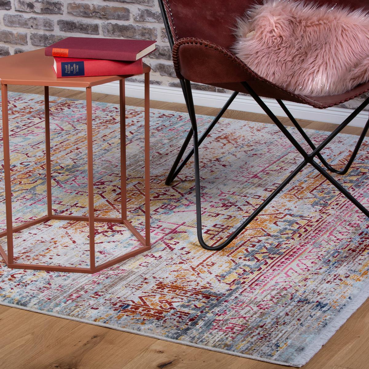 Webteppich my Inca Taupe ca. 200x290cm - Multicolor, LIFESTYLE, Textil (200/290cm) - Obsession