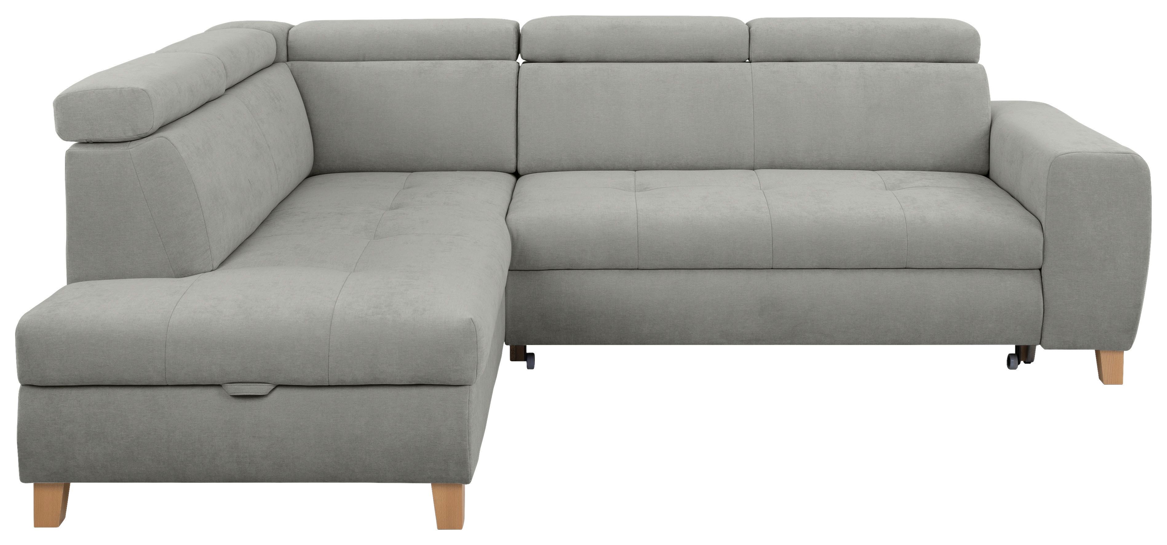 Kutna Garnitura Lugo - siva, Moderno, drvo/metal (205/98/266cm) - Modern Living