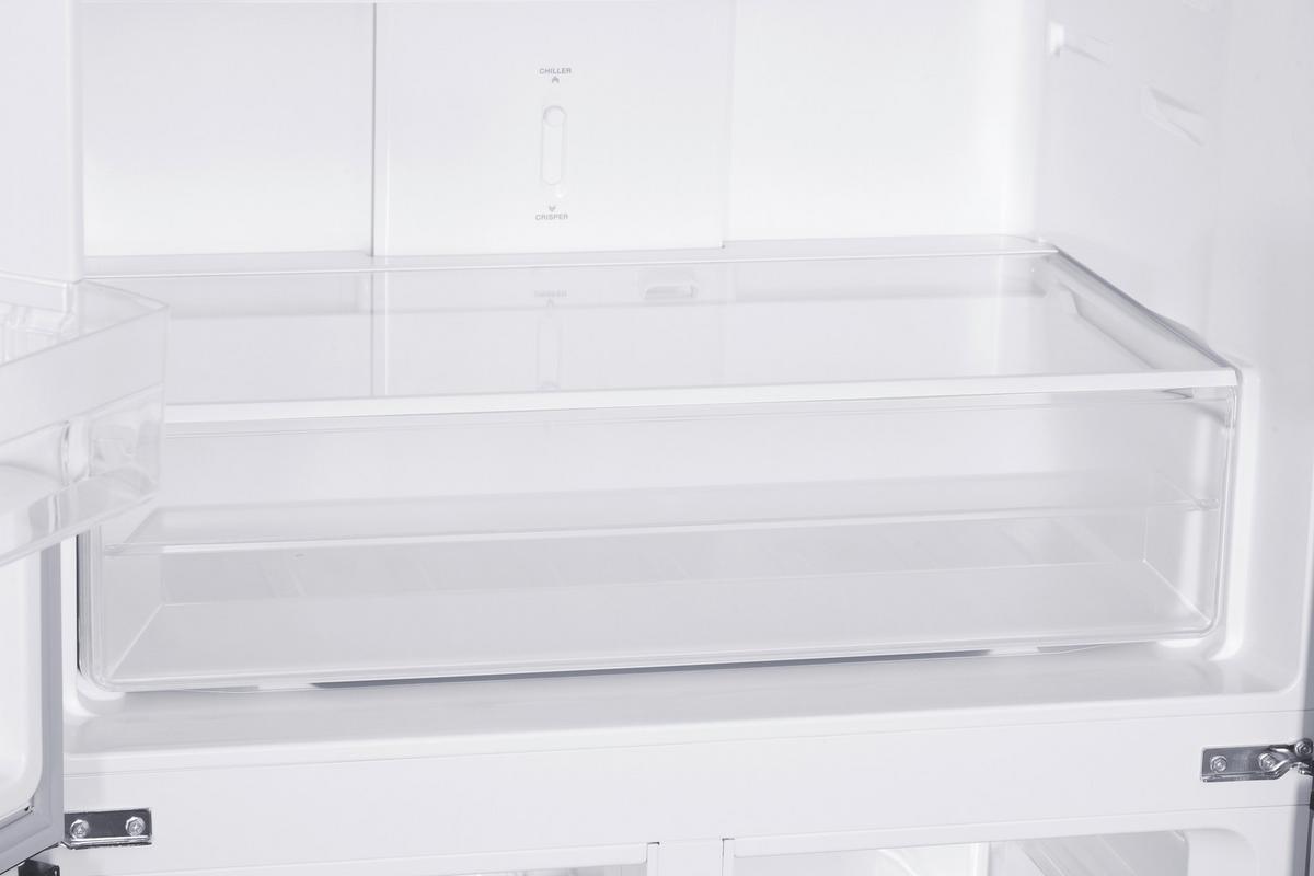 Kühl-Gefrier-Kombination W-CD 362 NFD E IX Silberfarben - Silberfarben, KONVENTIONELL, Kunststoff/Metall (79/180/62cm) - Wolkenstein