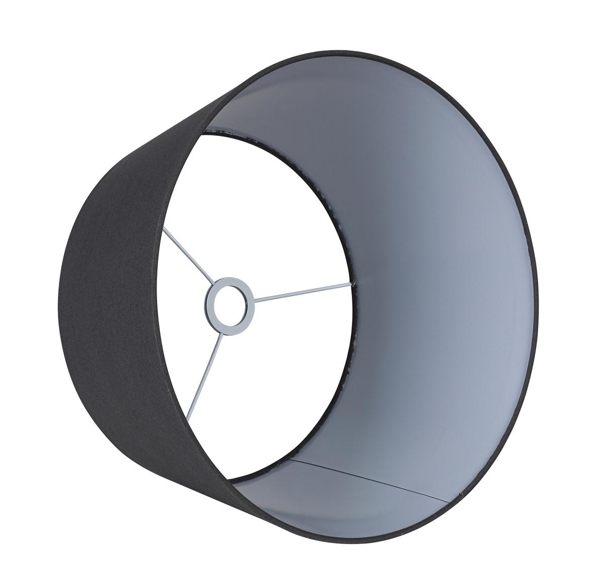 Abajur Emil - alb/gri, Modern, metal/textil (45/45/24cm) - Mömax