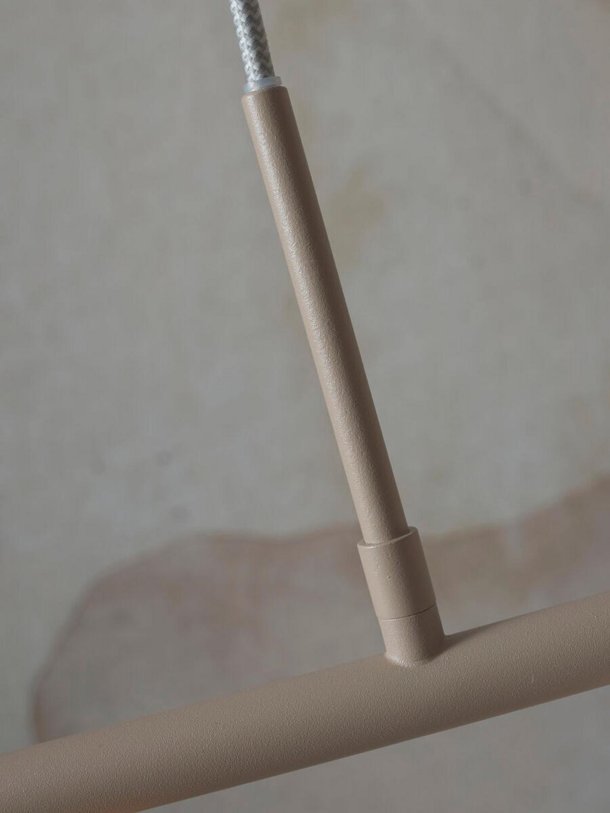 Függőlámpa Sapporo/h3/w - homokszínű/fehér, Trend, üveg (115/29/23cm) - It's about Romi
