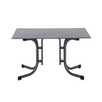 GARTENKLAPPTISCH K95702 - Anthrazit, KONVENTIONELL, Holzwerkstoff/Kunststoff (120/80/71cm) - Siena Garden