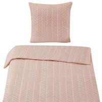 Bettwäsche Marble in Rosa ca. 135x200cm - Rosa, KONVENTIONELL, Textil (135/200cm) - Modern Living