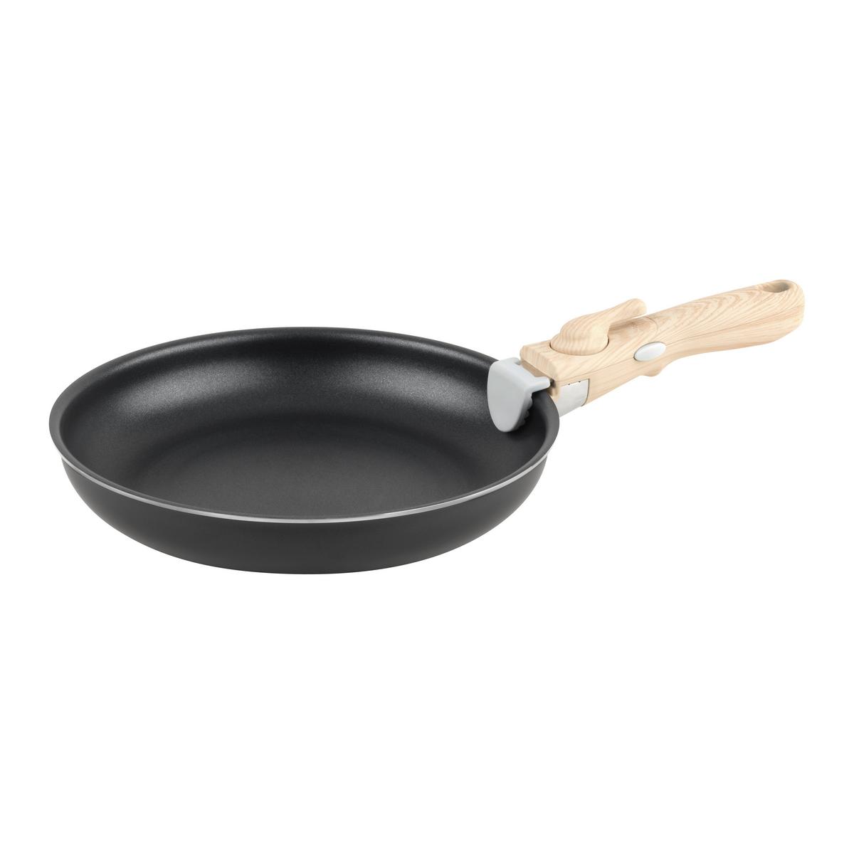 Tigaie pentru prăjit Click&Cook, cca. 24cm - negru, Konventionell, metal (24/4,5cm) - Mömax