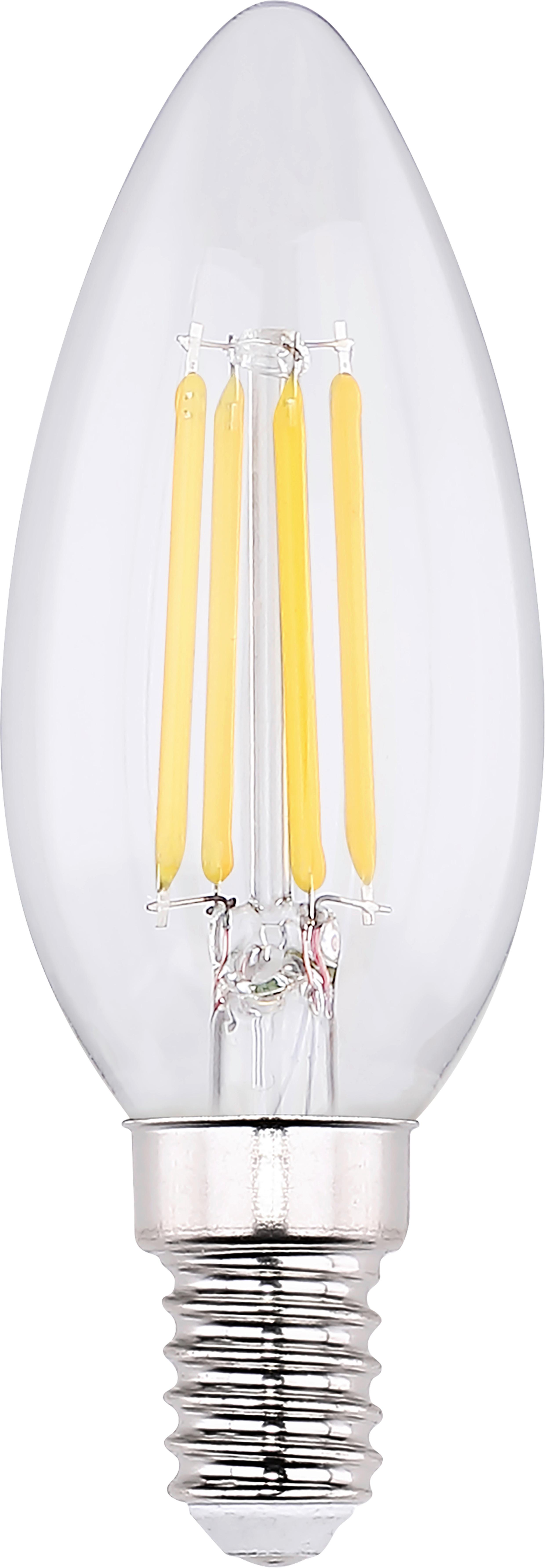 LED-Leuchtmittel 10588-3 max. 4 Watt - Klar, Glas (3,5/9,8cm) - Mömax