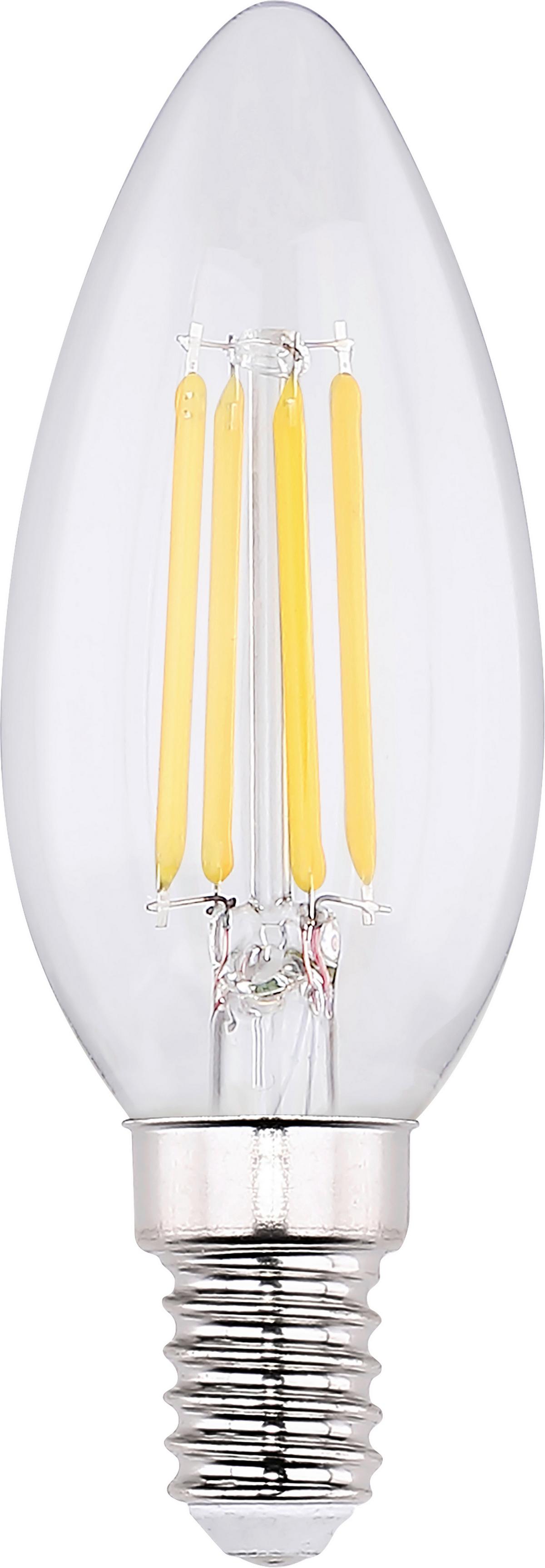 LED-Leuchtmittel 10588-3 max. 4 Watt - Klar, Glas (3,5/9,8cm) - Mömax