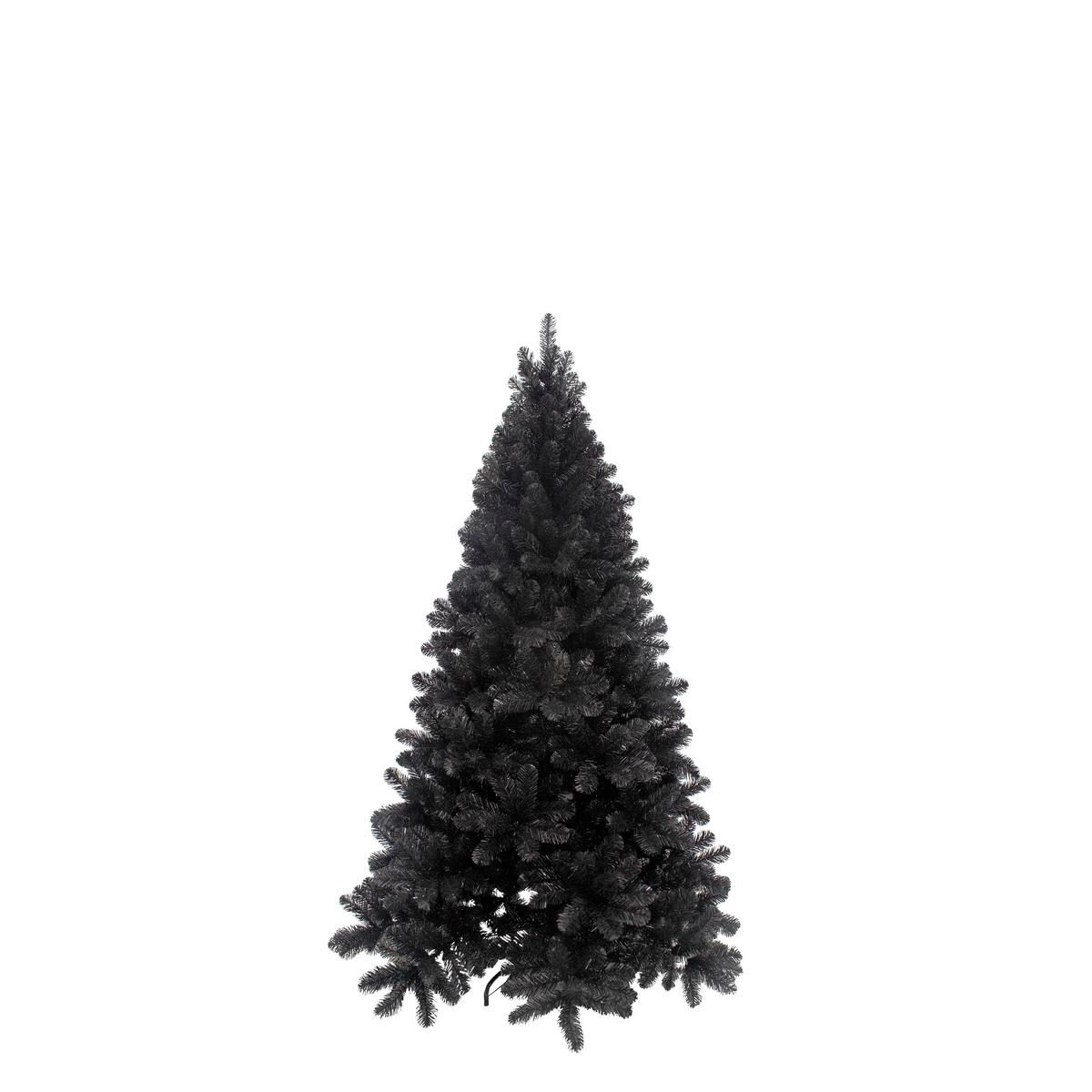 Weihnachtsbaum Tuscan Schwarz - Schwarz, KONVENTIONELL, Kunststoff (99/155cm) - Modern Living