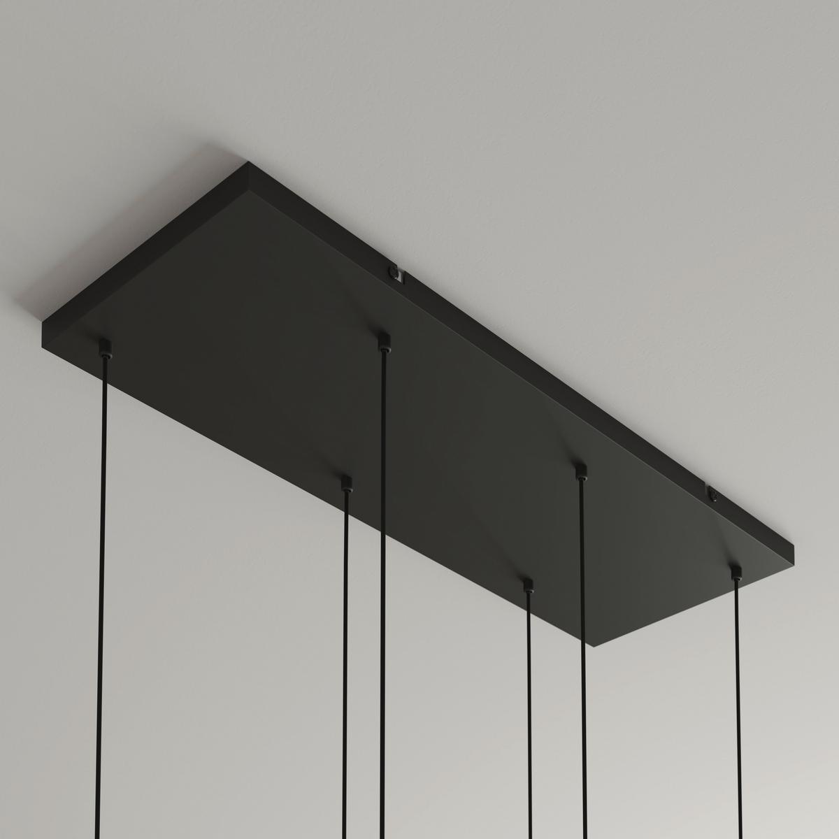 LAMPA WISZĄCA AMELIE *SBN* - kolor bursztynowy, Basics, metal/szkło (97,5/42,5/150cm) - Novel