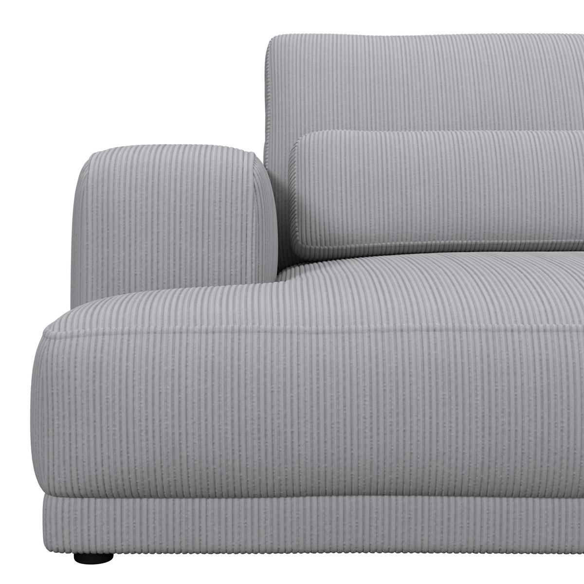 Velika Sofa Savona - svijetlo siva, Trend, tekstil (260/77/111cm) - Luca Bessoni