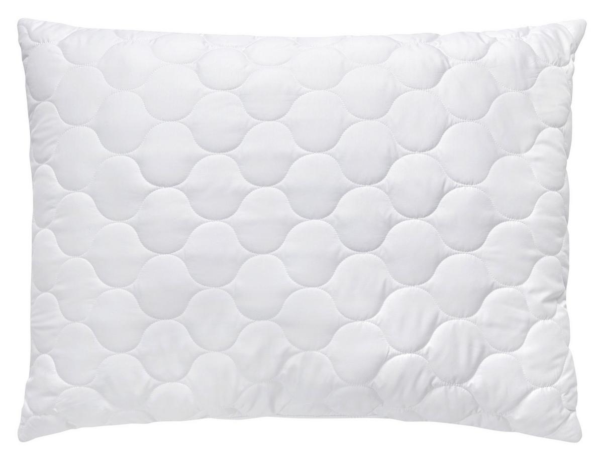 Kopfpolster Aloe Vera ca. 70x90cm - Weiß, KONVENTIONELL, Textil (70/90cm) - Nadana