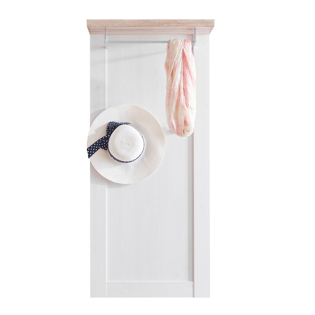 PANEL DO PRZEDPOKOJU ROMANZE - kolor dębowy/biały, Design, materiał drewnopochodny (60/132/30cm) - Xora
