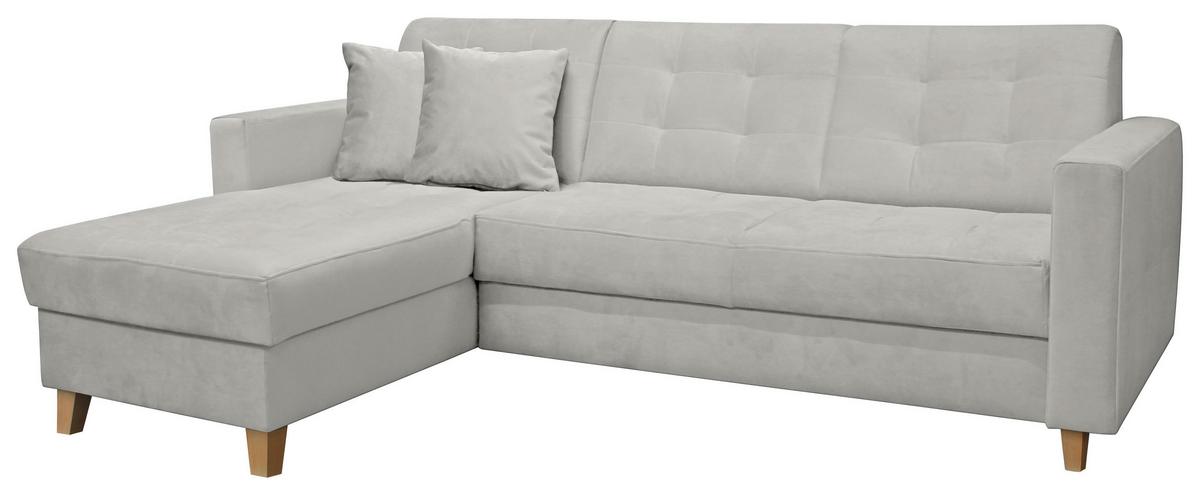 Colțar BERGEN - gri deschis, Design, textil (231/160cm) - Luca Bessoni