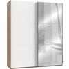 Ormar S Kliznim Vratima Level 36 A - bijela/boje hrasta, Moderno, drvni materijal/metal (200/236/65cm) - Modern Living