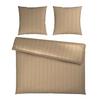 Bettwäsche Xenia Streif XXL Beige ca. 200x200cm - Beige, MODERN, Textil (200/200cm) - Premium Living