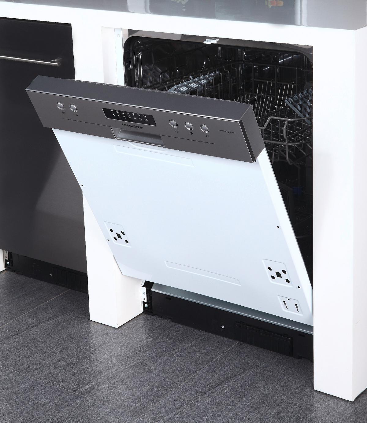 Pomivalni Stroj Respekta Kari - barve nerjavečega jekla/bela, Trend, kovina (59,8/81,5/57cm) - Respekta