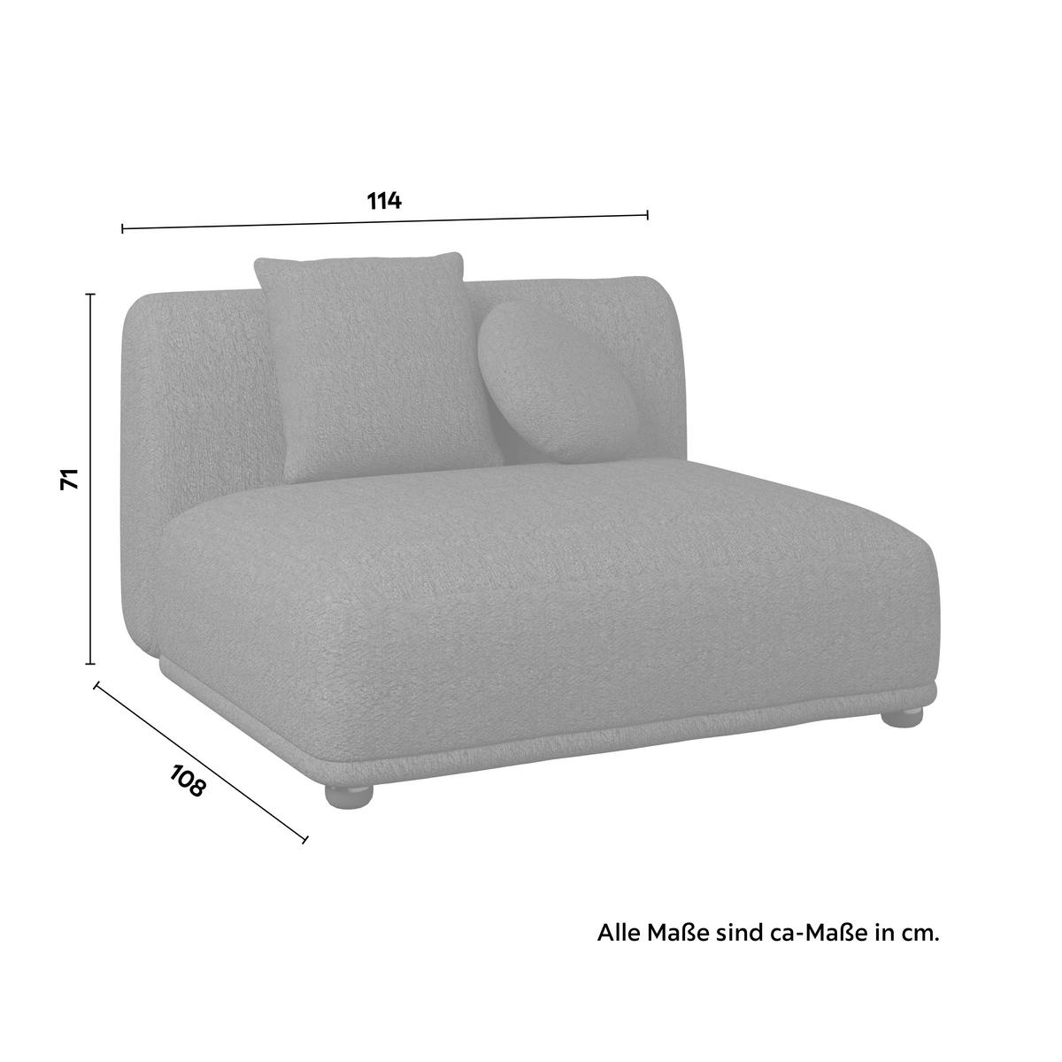 Kutna Garnitura Kira - crna, Moderno, drvo/tekstil (408/108cm) - Bessagi Home