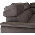 Wohnlandschaft Anthrazit - Beige/Anthrazit, KONVENTIONELL, Textil (274/93/59cm) - PREMIUM LIVING