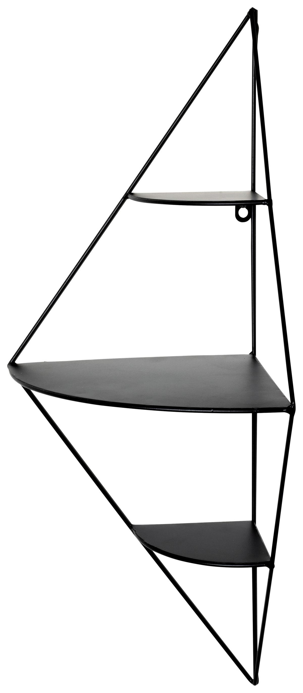 Kotni Regal Leicester, Črna - črna, Moderno, kovina (36/70/26cm) - Mömax