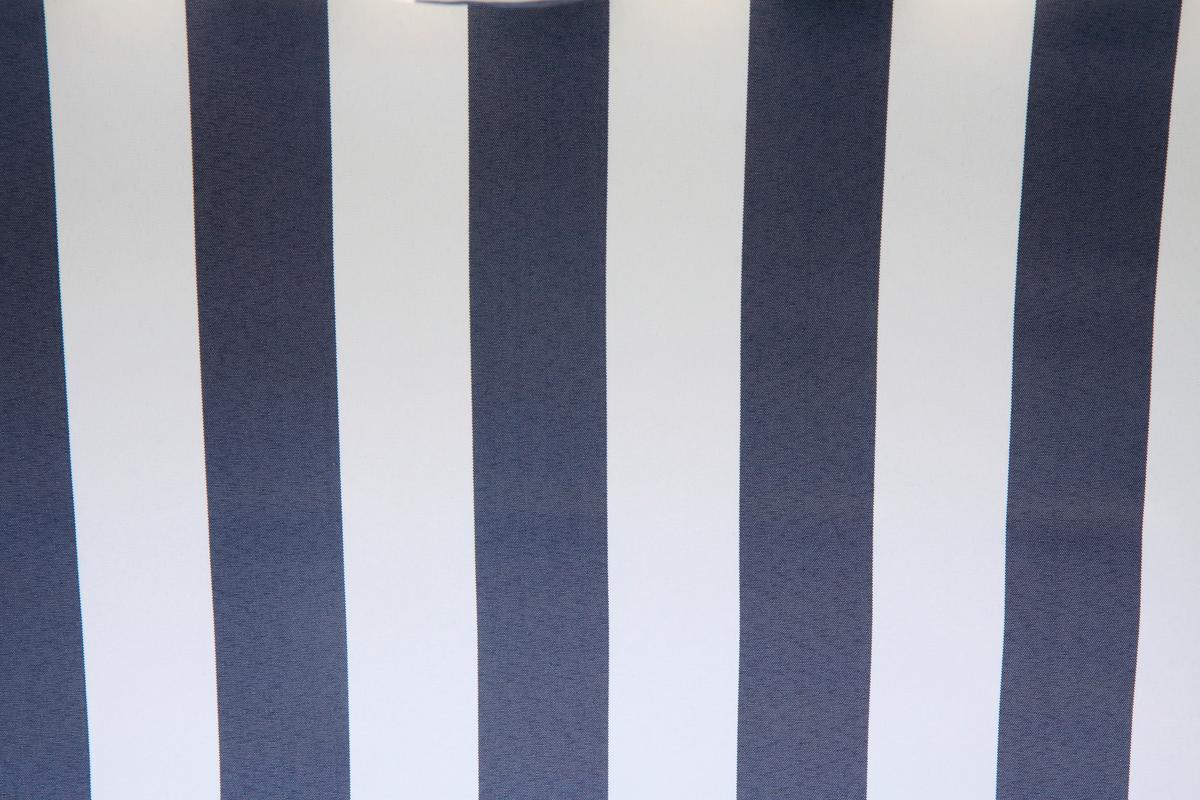 Ležalnik Za Plažo Sylt - modra/bela, Basics, tekstil/les (116/160/72cm) - Acamp