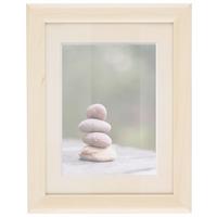 Bilderrahmen Anna aus Holz ca. 18x24cm - Naturfarben, Romantik / Landhaus, Holzwerkstoff (18/24cm) - Modern Living