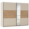 Ormar S Kliznim Vratima Ellmau - hrast Artisan/boje šampanjca, Konvencionalno, drvni materijal/metal (261/210/59cm) - Premium Living
