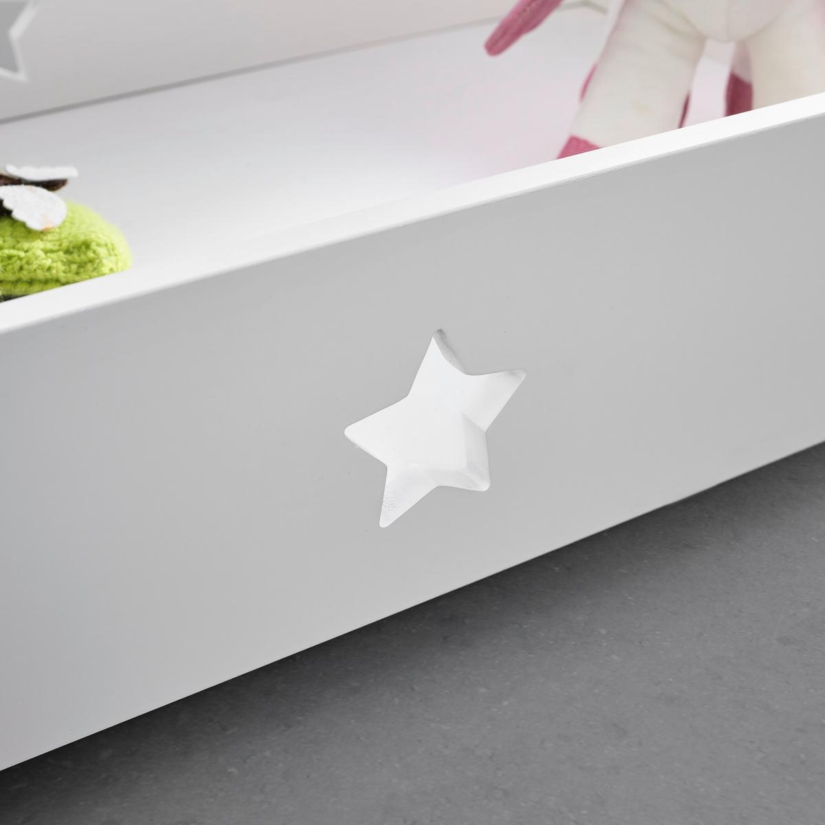 Kinderkleiderschrank weiß, "Lia" - Weiß, MODERN (73/126/43cm) - Bessagi Kids