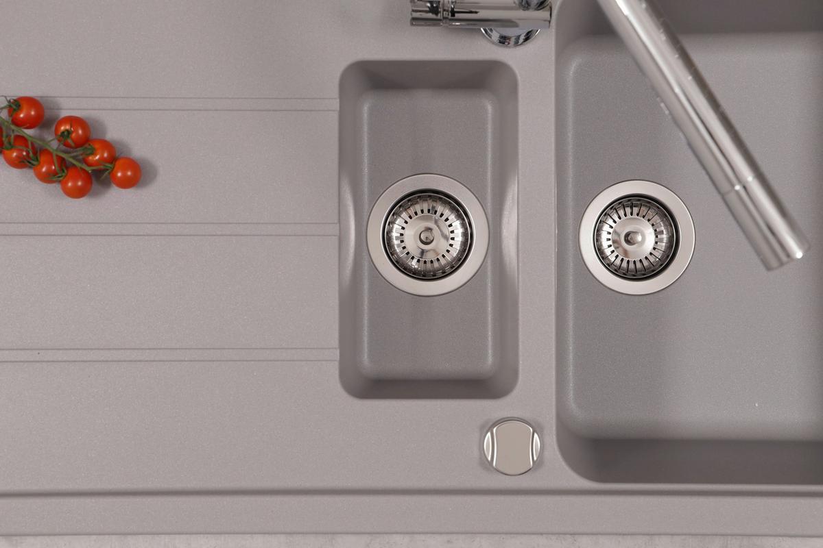 Pomivalno Korito Austin, 100x50cm - siva, Design, kamen (100/20/50cm) - Respekta