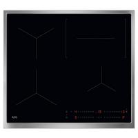 Induktionskochfeld OIO64C00XB Schwarz - Edelstahlfarben/Schwarz, KONVENTIONELL (57,6/4,9/51,6cm) - AEG