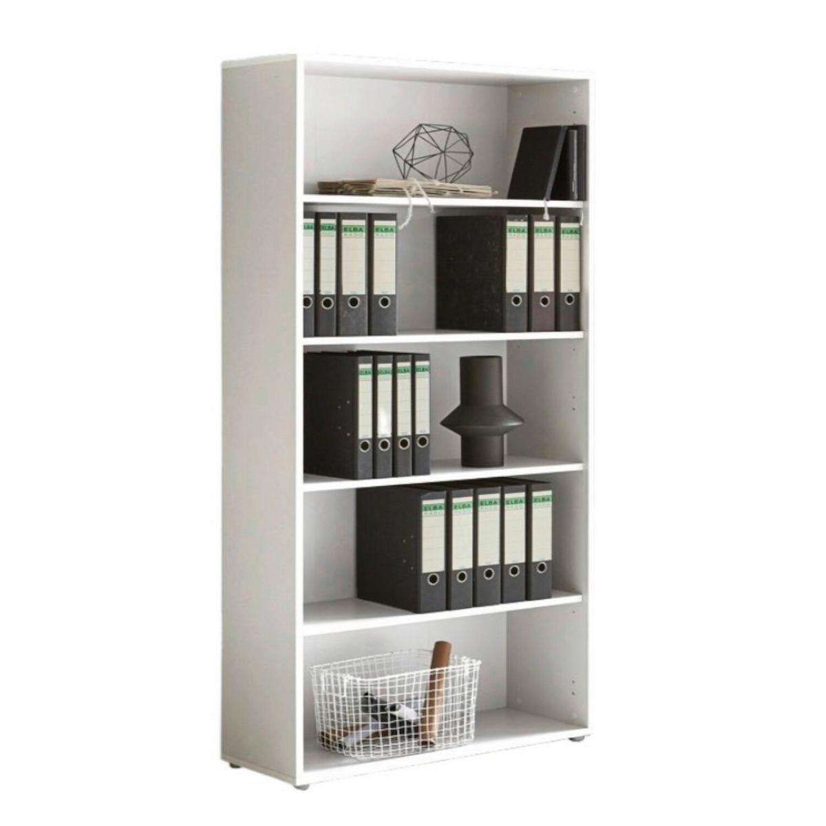 AKTENSCHRANK OFFICE EDITION - SW SET 1 HOCH - Hellgrau/Weiß, MODERN, Holzwerkstoff (168,8/185,6/33cm) - MID.YOU