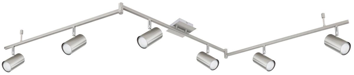 Strahler Robby in Nickelfarben max. 35 Watt - Design, Metall (180/10/18,5cm) - Globo