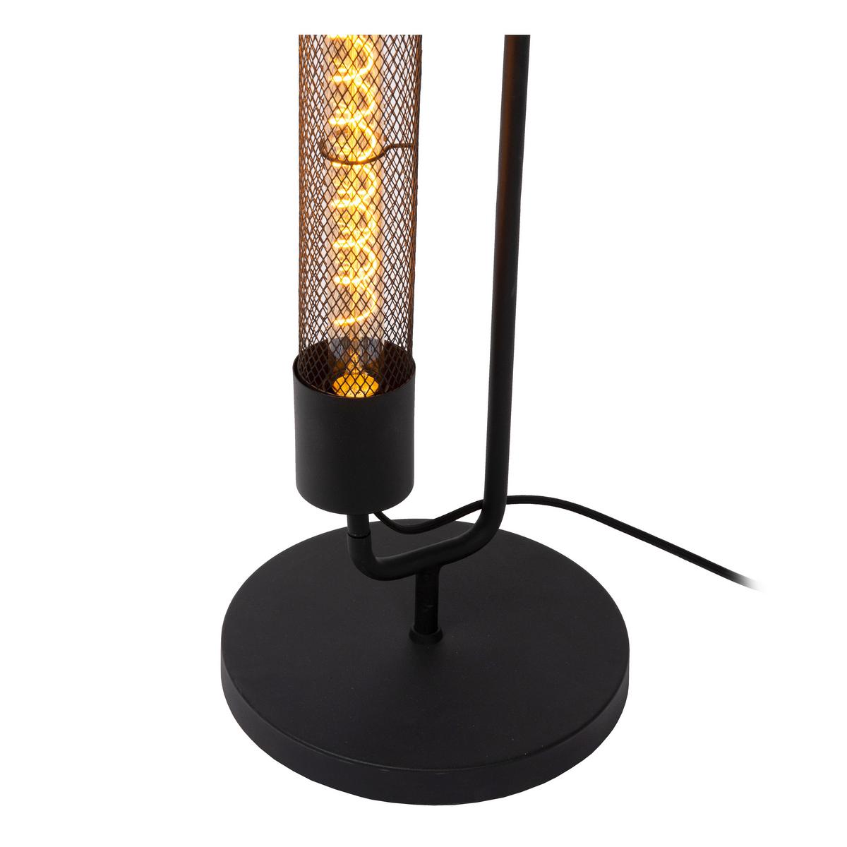 LAMPA STOJĄCA 05733/02/30 CALIXT - czarny, Lifestyle, metal (25/25/130cm) - Lucide