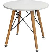 Beistelltisch in Weiß/Eichefarben - Eichefarben/Weiß, MODERN, Holz/Holzwerkstoff (50/45/50cm) - Mömax