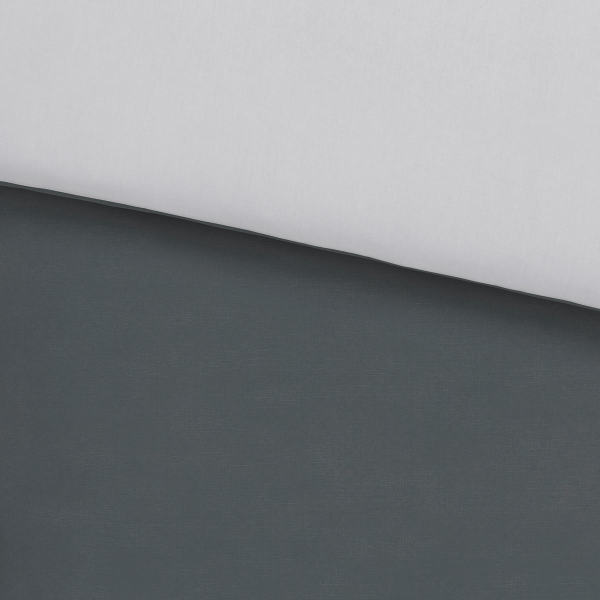 Bettwäsche Annika ca. 135x200cm - Anthrazit/Silberfarben, Textil (135/200cm) - Modern Living