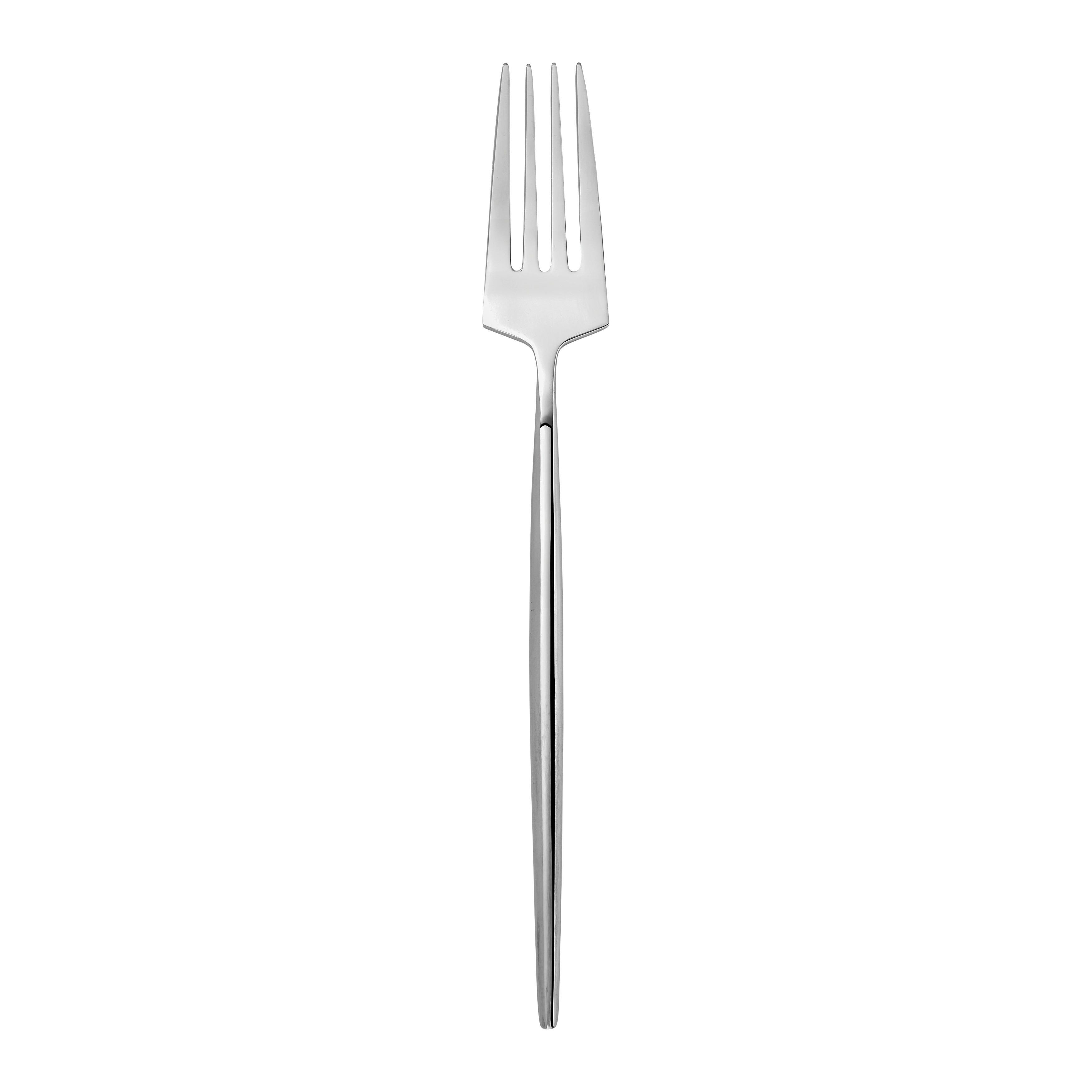 GAFFEL ELEGANCE - stålfärgad, Modern, metall (22,5cm) - Mömax