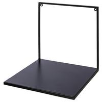 DEKORACJA ŚCIENNA UPSIDE DOWN I -PAZ- - czarny, Design, metal (30/30/30cm)