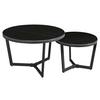 COUCHTISCH IVAN - Schwarz, KONVENTIONELL, Stein/Metall (68,5/68,5/43cm) - MID.YOU