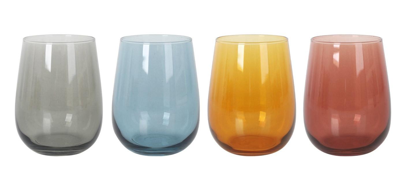 Set de pahare 4/1 Gaia, cca. 475 ml - Basics (7/11cm)